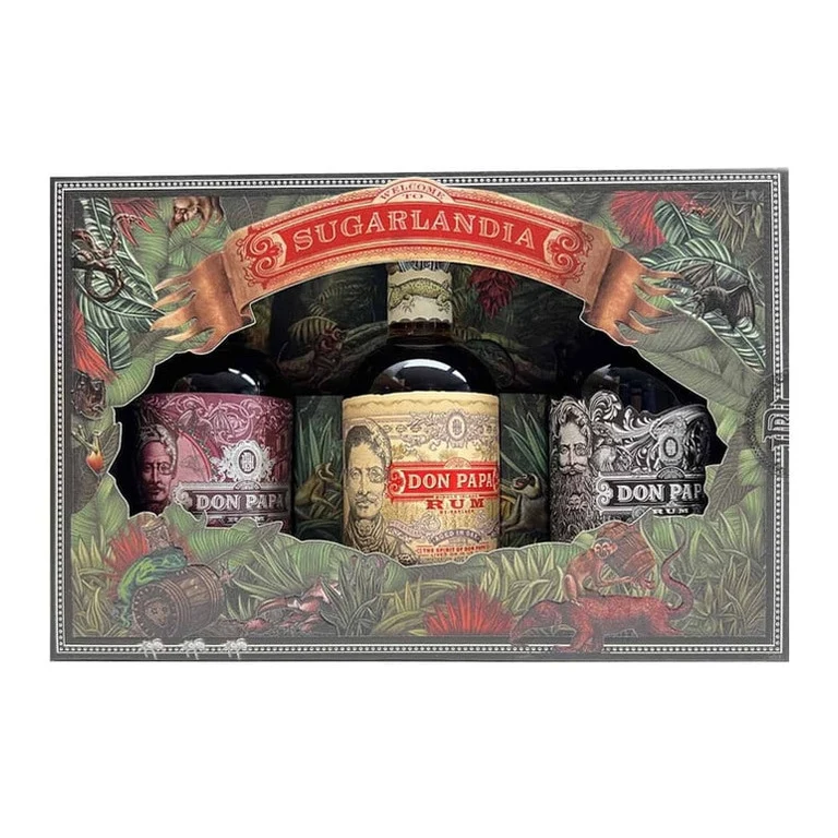RUM DON PAPA LUXURY TRIPACK 3X20CL CONFEZIONE DA TRE BOTTIGLIE
