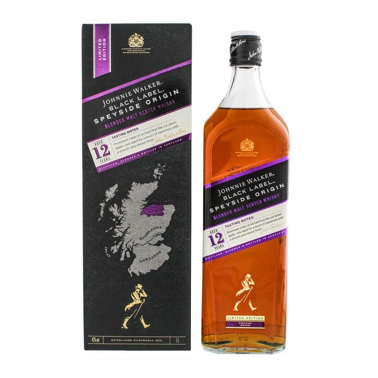 WHISKY JOHNNIE WALKER BLACK SPEYSIDE 12Y LIMITED EDITION -ASTUCCIATO