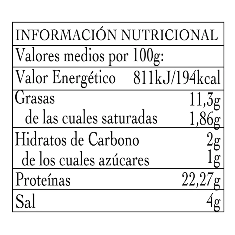 Boquerones de Costera en Aceite de Girasol (10 filetes grandes) 120g