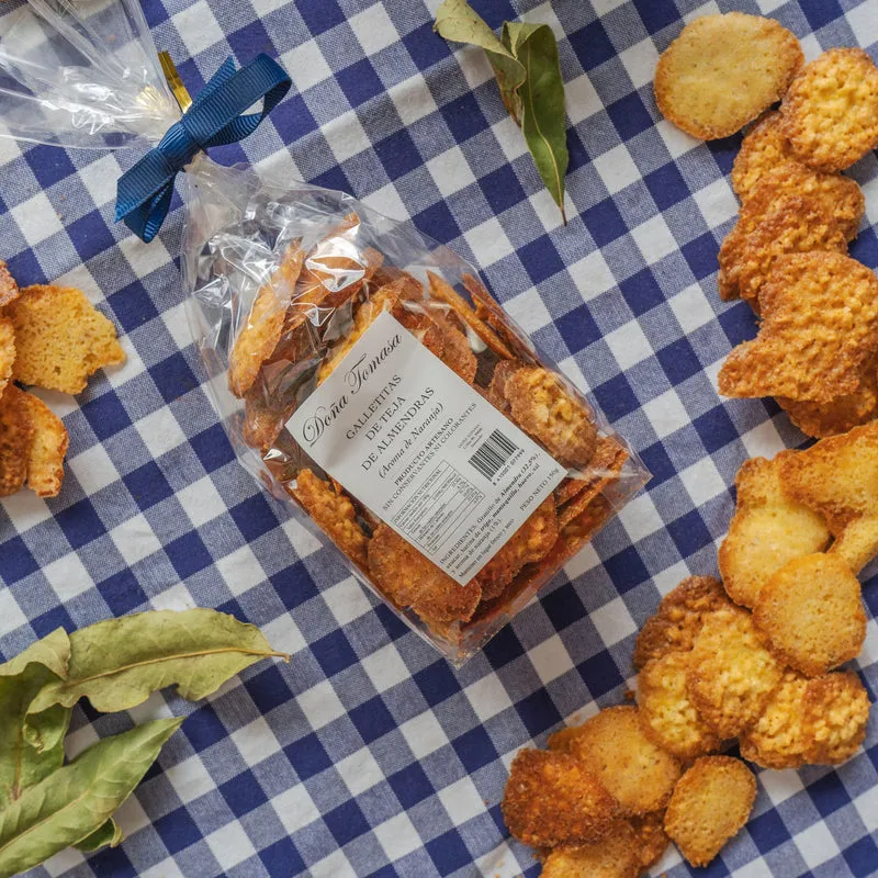 Tejas de Almendra y Naranja 150g