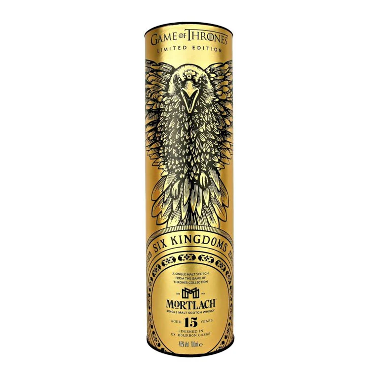 WHISKY MORTLACH"SIX KINGDOMS"15YEAR 70CL LIMITED EDITION- GAME OF THRONES ASTUCCI