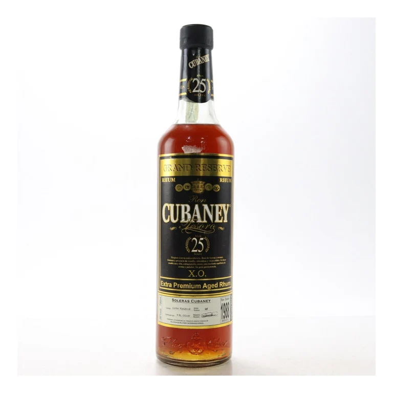 RUM CUBANEY TESORO 25 YEAR-70CL X.O. EXTRA PREMIUM AGED RUM