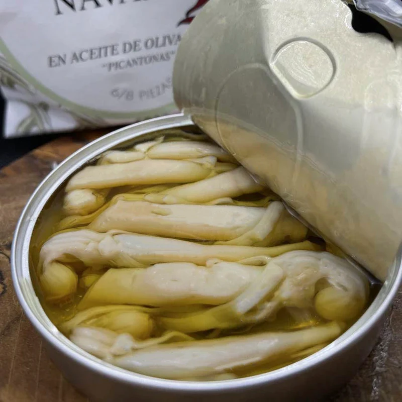 Navajas en Aceite de Oliva y Ajo "Picantonas" 110g