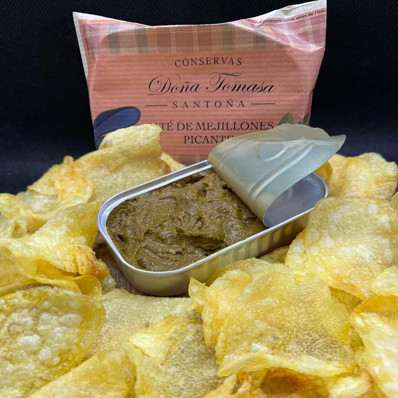 Paté de mejillones picante 90g
