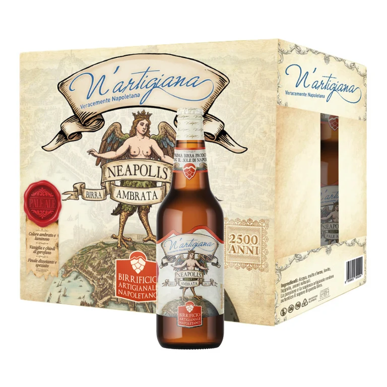 BIRRA N'ARTIGIANA AMBRATA PHARTENOPE 66C PALE ALE