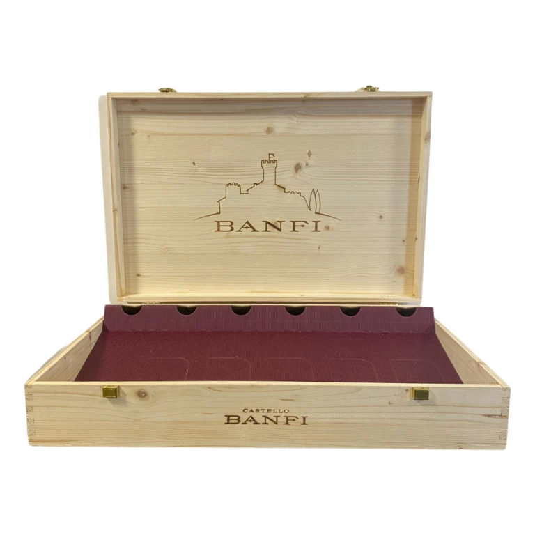 CASSETTA LEGNO VUOTA x 6 BOTT. BANFI