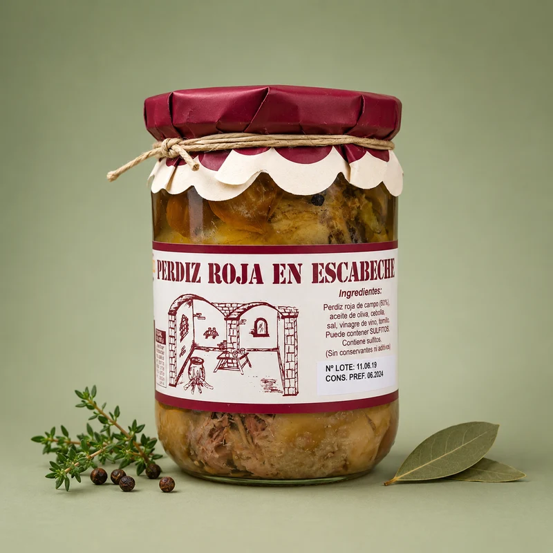 ESCABECHES ANTAÑO | PERDIZ ROJA EN ESCABECHE 560gr