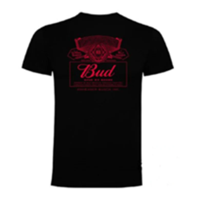 T-SHIRT BLACK TG L 764702 BUD
