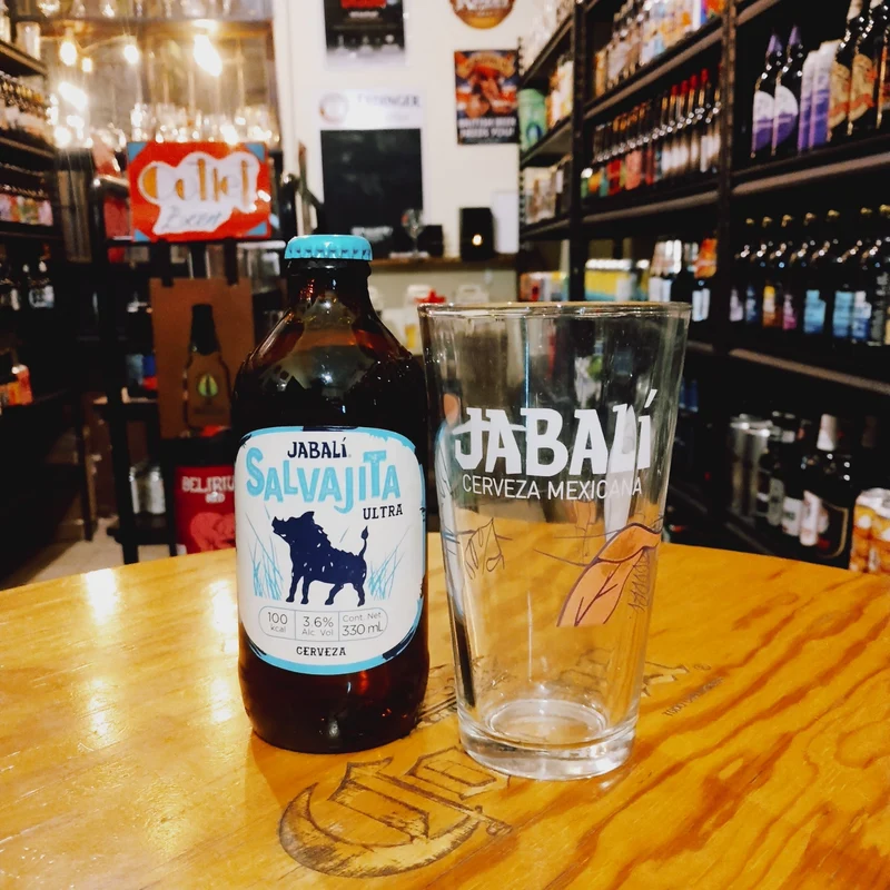 Jabalí - Vaso Logo Blanco 350 ml