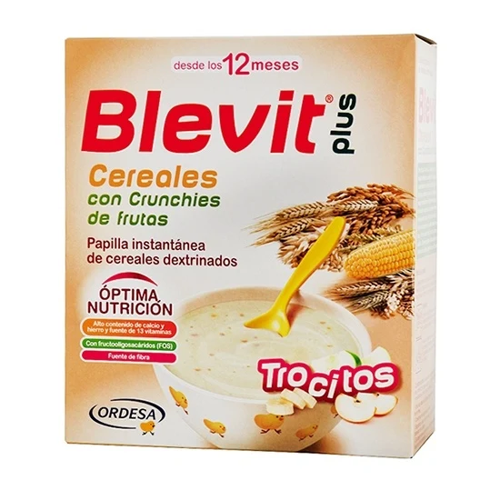 Blevit Plus Trocitos de Fruta con Cereales 600 G