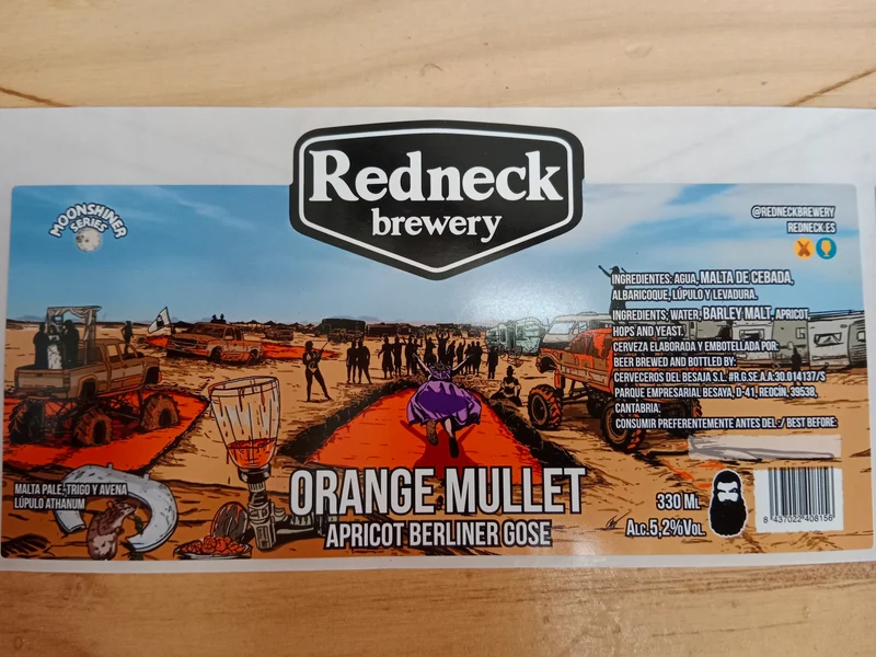 ORANGE MULLET Berliner Gose 4 Botellas 33 cl