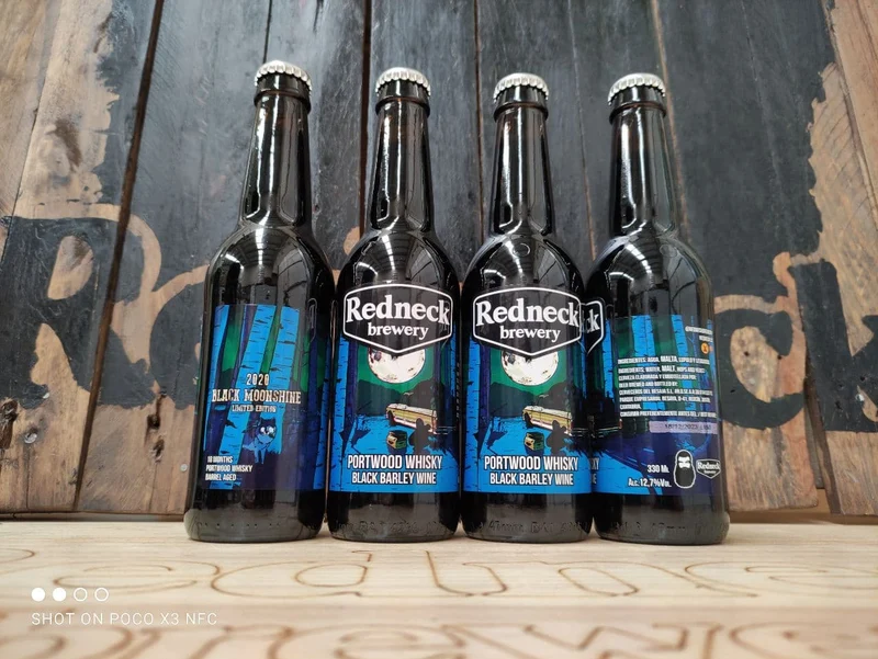 BLACK MOONSHINE IMPERIAL STOUT 2021 BA 12 MESES WHISKY PORTWOOD 4 botellas 3