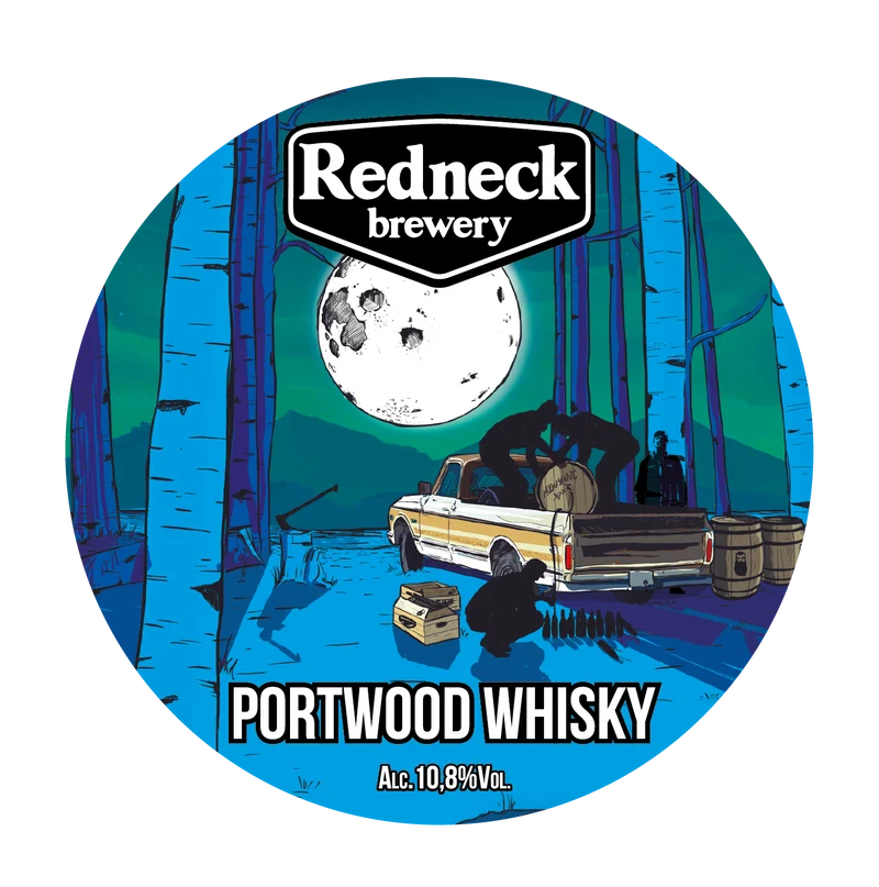 BLACK MOONSHINE IMPERIAL STOUT 2021 BA 12 MESES WHISKY PORTWOOD 4 botellas 3