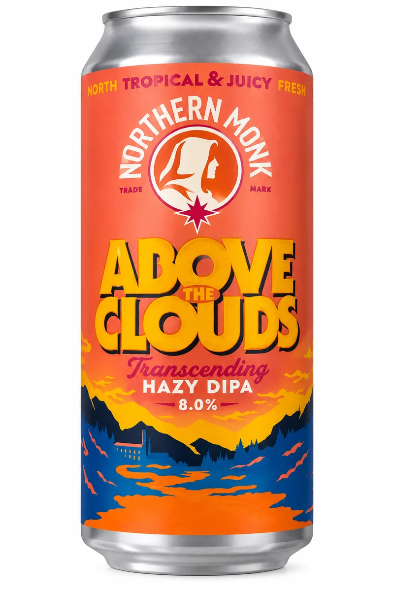 Northern Monk Above The Clouds Hazy DIPA 440ml