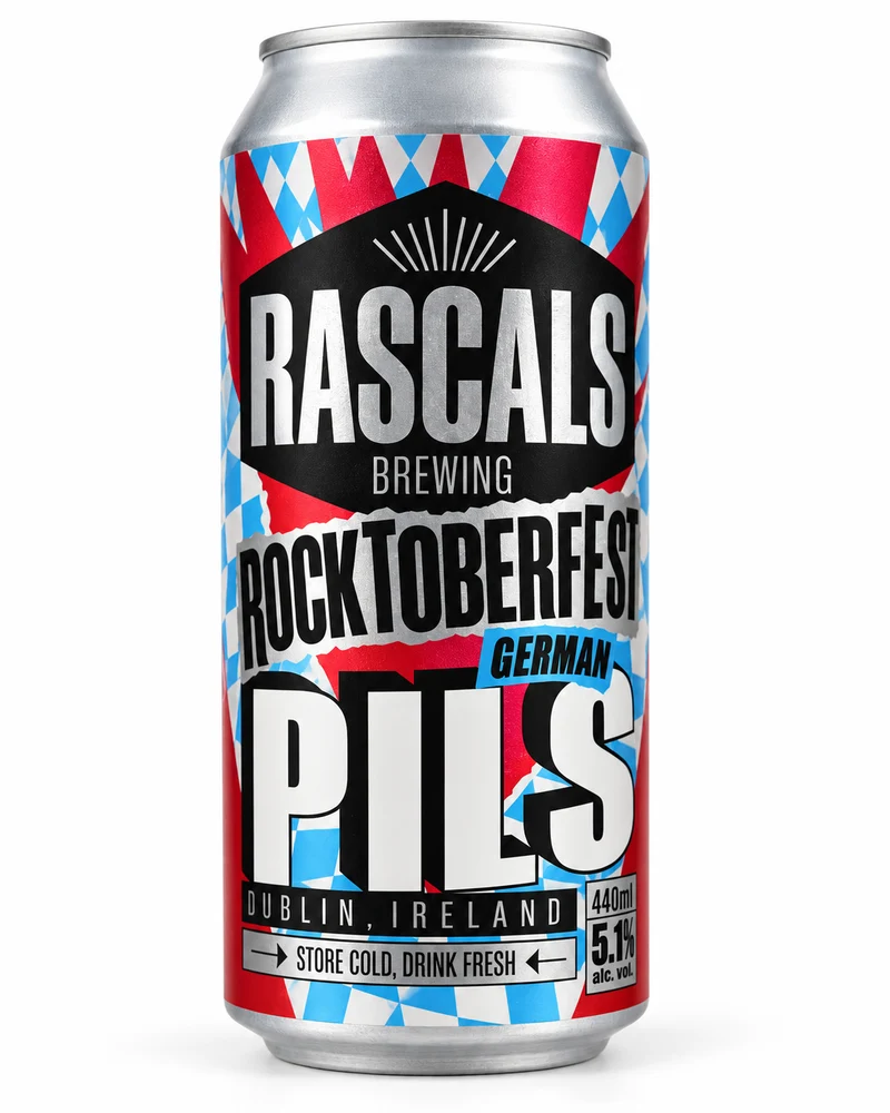 Rascals - Rocktoberfest German Pils 5.1% ABV 440ml Can