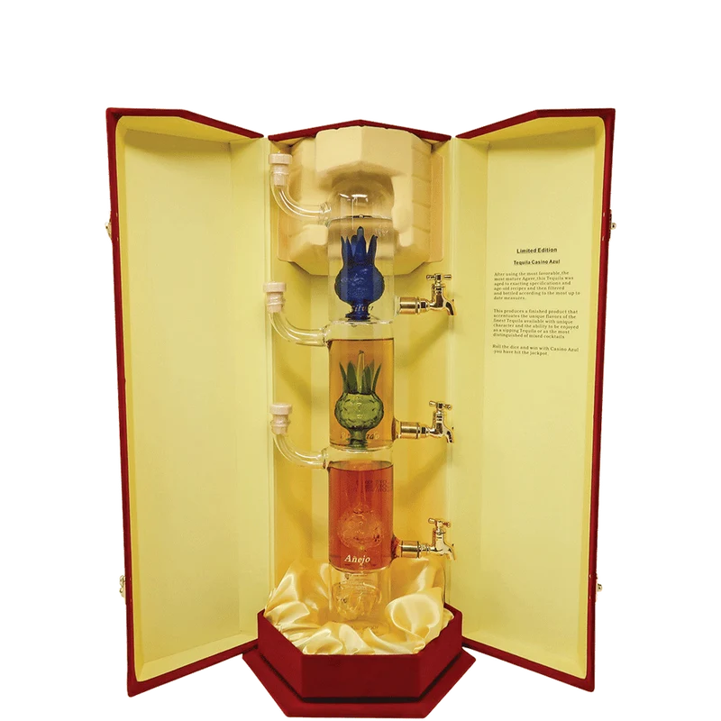 Casino Azul Limited Edition Collection Tower Tequila (3 x 250ml)