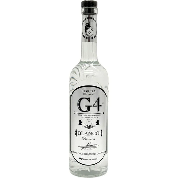 G4 Blanco Premium 108 Proof Tequila -750ml