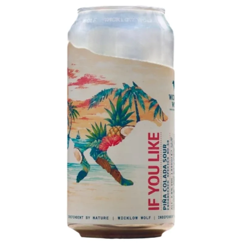 Wicklow Wolf- If You Like - Piña Colada Sour 3.8% ABV 440ml