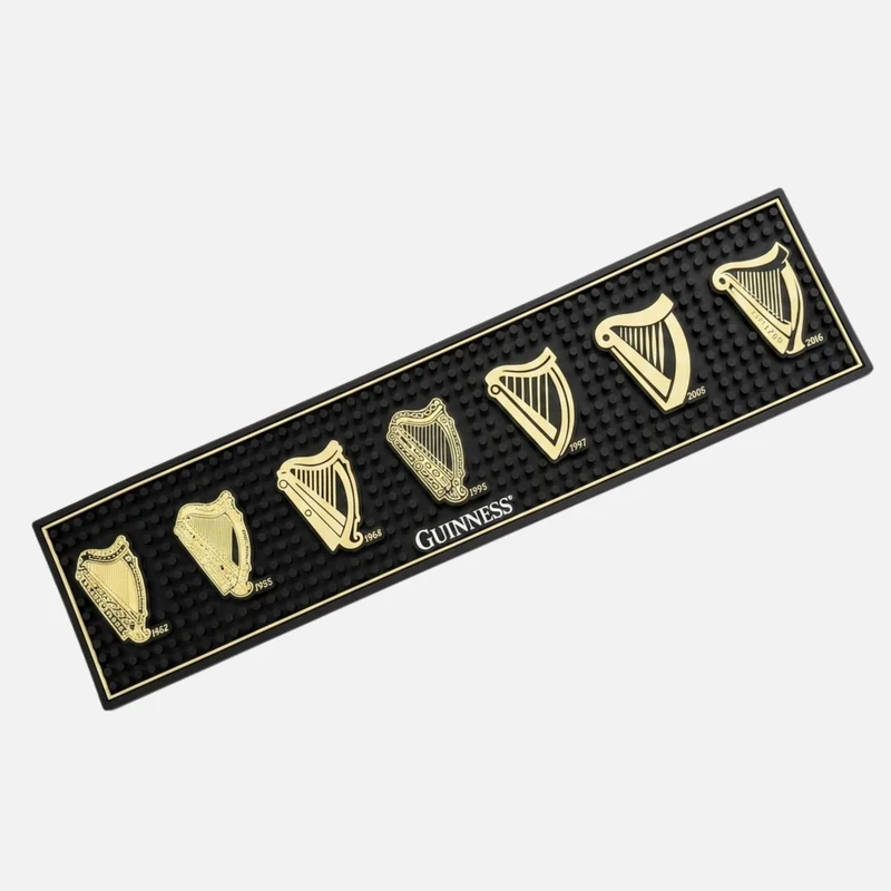 Guinness Evolution of the Harp PVC Bar Mat