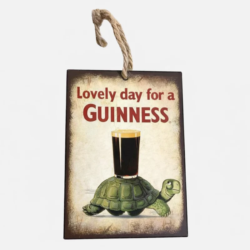 Guinness Tortoise Mini Metal Sign