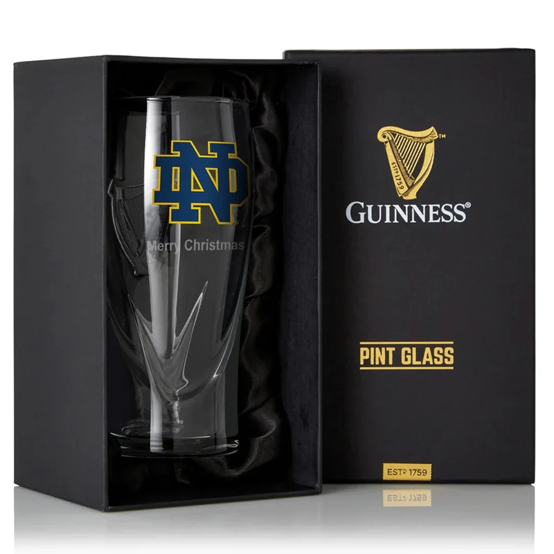 Guinness Notre Dame 16OZ Pint Glass