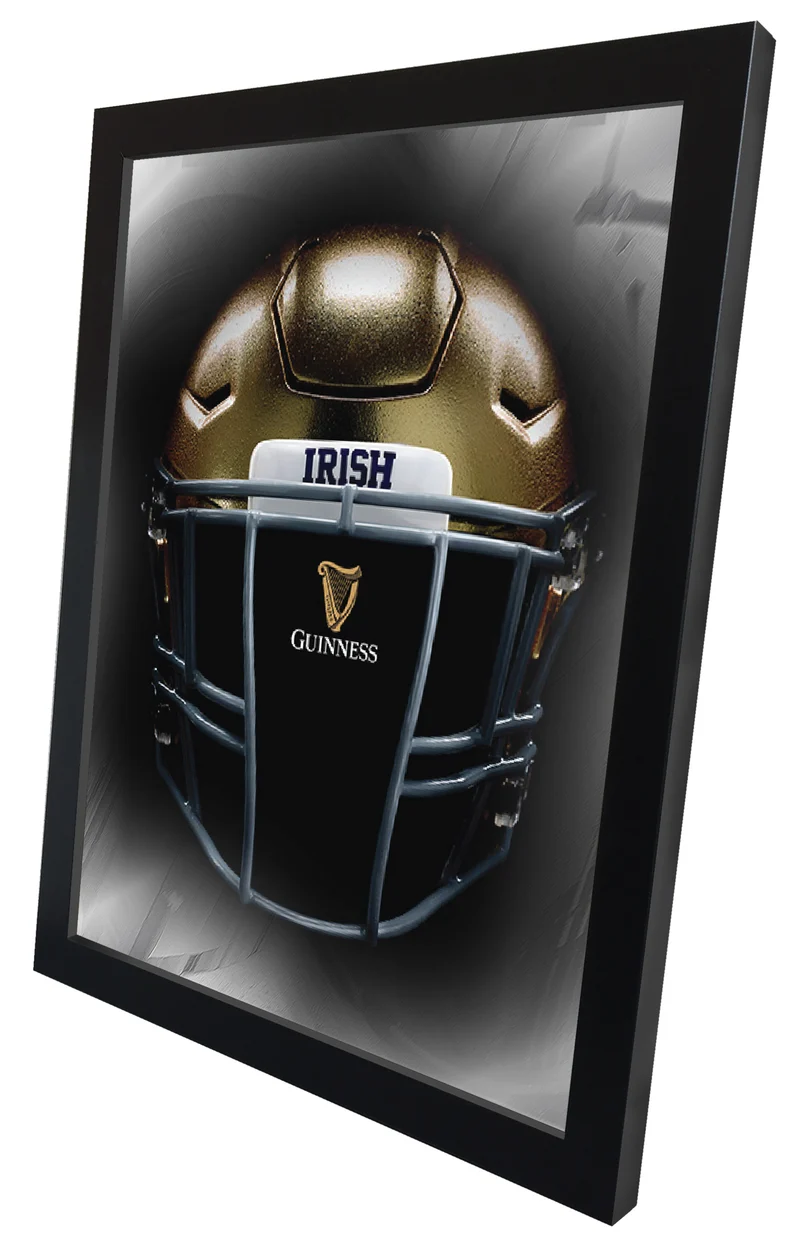 Guinness Notre Dame Helmet Canvas Wall Art