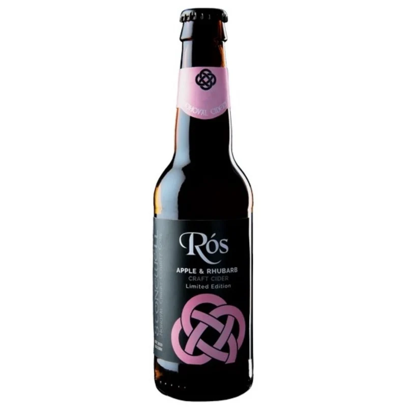 Stonewell Rós Apple Rhubarb Cider 5.5% ABV 330ml