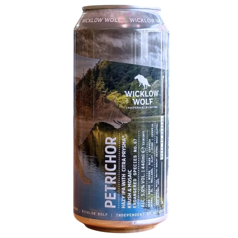Wicklow Wolf- Petrichor Hazy IPA 5.0% ABV 440ml
