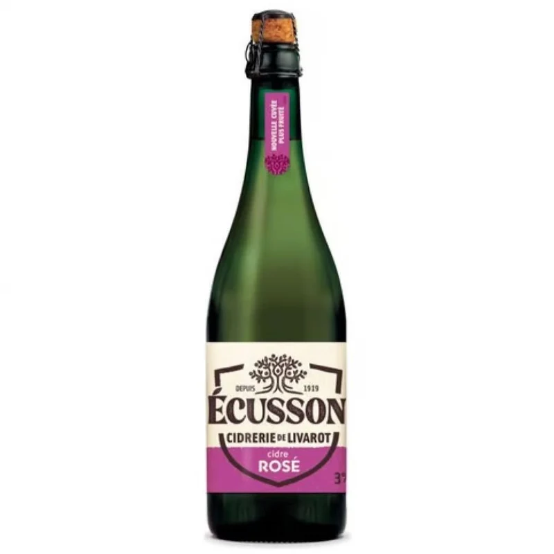 Ecusson Cidrerie De Livarot Cidre Rose 3% ABV 750ml