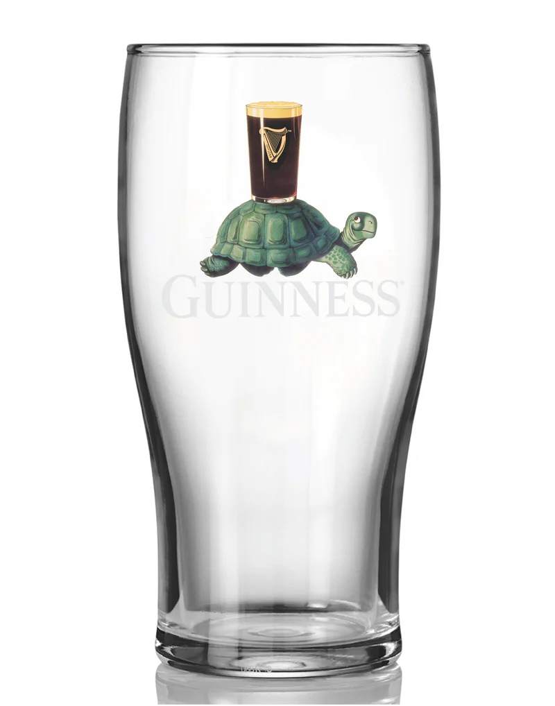 Guinness Gilroy Tortoise Pint Glass