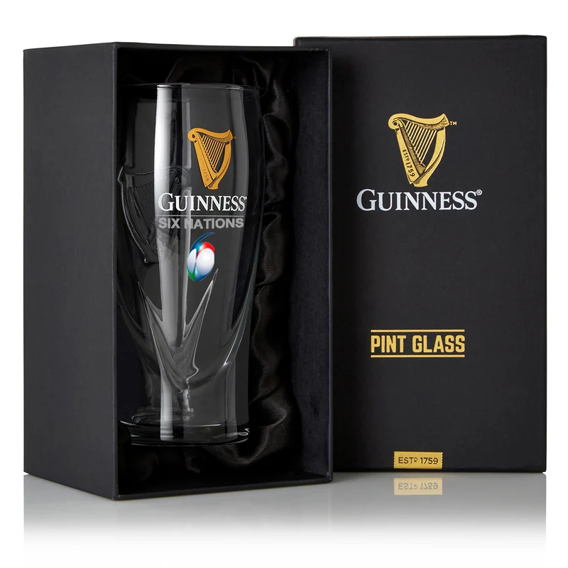 Guinness Six Nations Pint Glass - 2 Pack