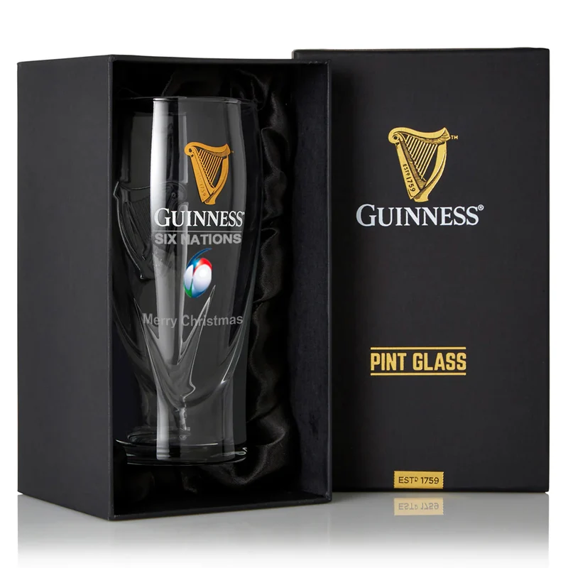 Guinness Six Nations Pint Glass - 2 Pack