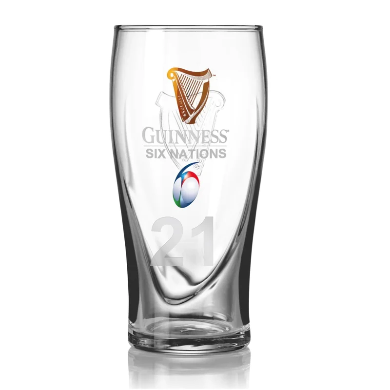 Guinness Six Nations Pint Glass