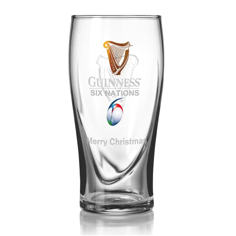 Guinness Six Nations Pint Glass