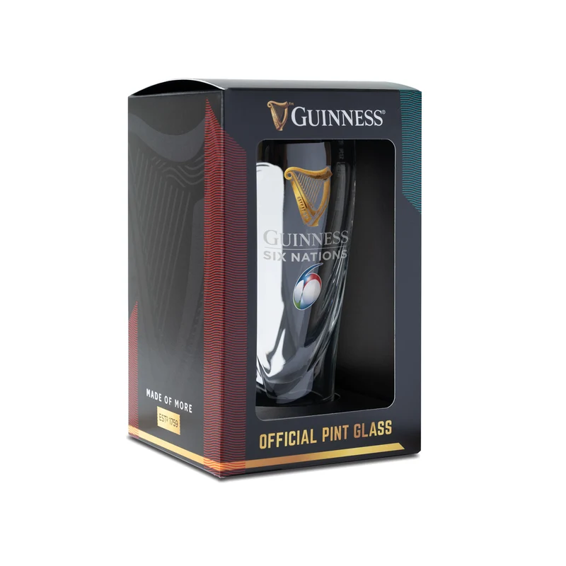Guinness Six Nations Pint Glass