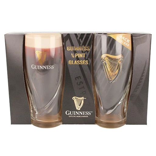 Guinness Half Pint Glass 2 Pack