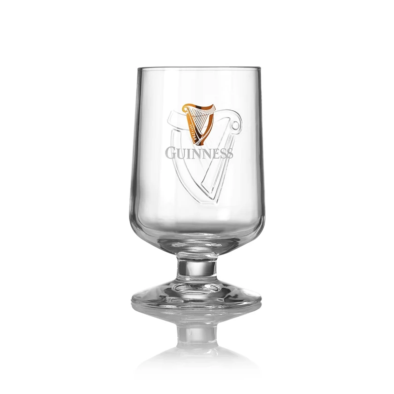 Guinness Embossed Stem Glass 2 Pack