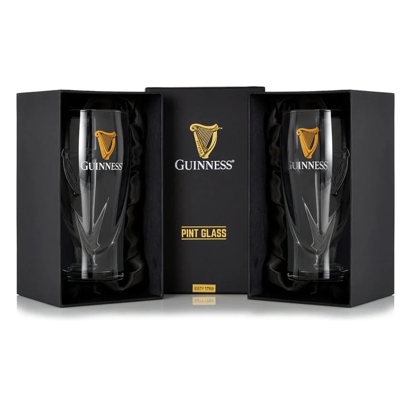Guinness Pint Glass Twin Pack