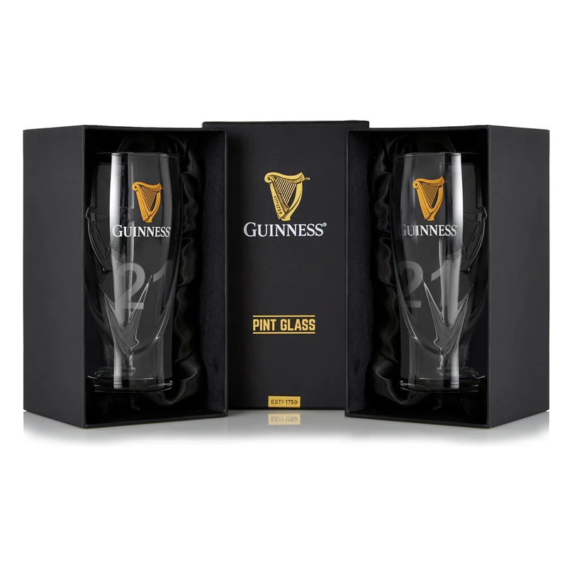 Guinness Pint Glass Twin Pack