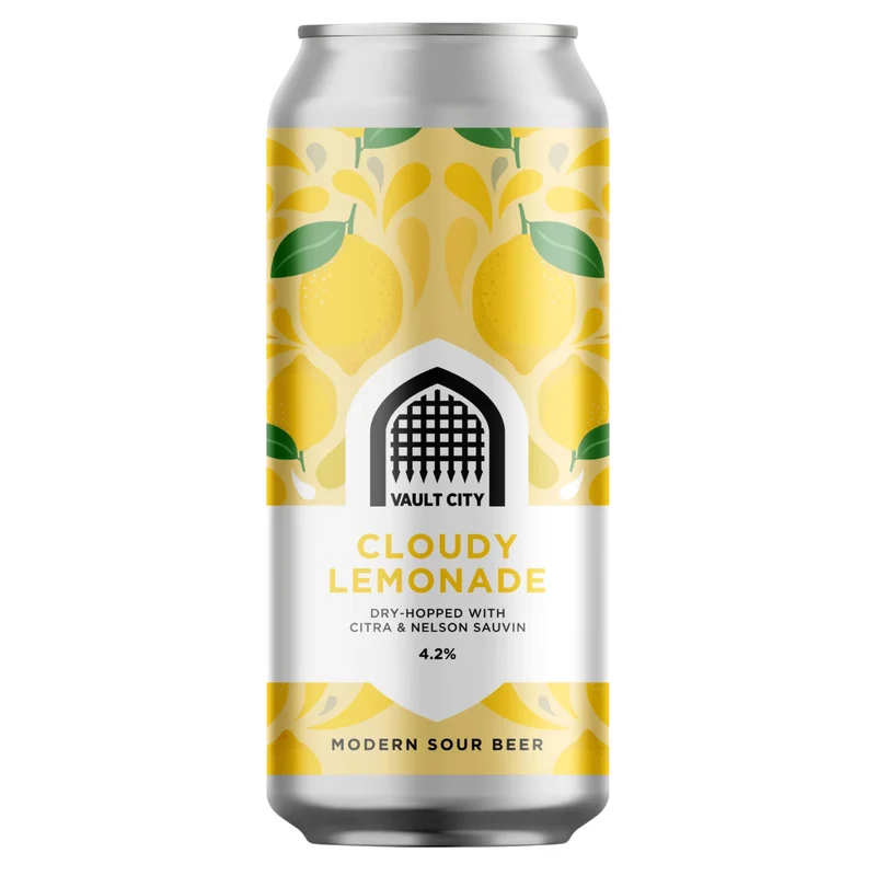 Vault City Brewing- Cloudy Lemonade Sour 4.2% ABV 440ml Can