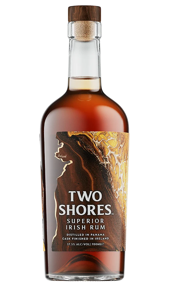 Two Shores Superior Irish Rum 37.5% ABV
