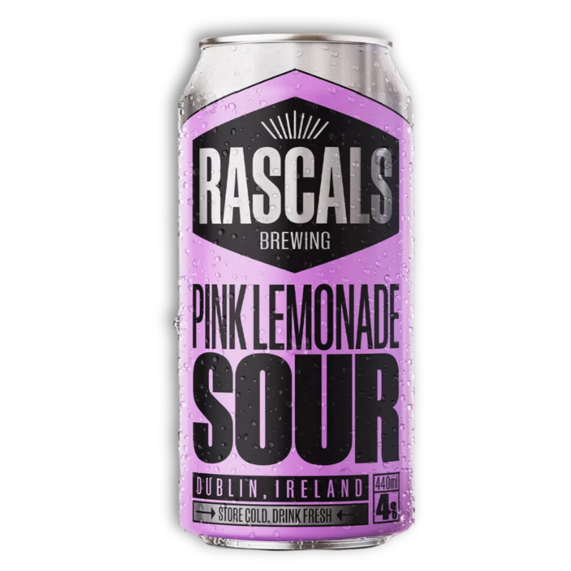 Rascals Brewing- Pink Lemonade Sour 4% ABV 440ml Can