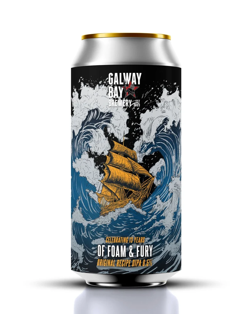 Galway Bay Brewery - Of Foam & Fury DIPA 8.3% ABV 440ml Can
