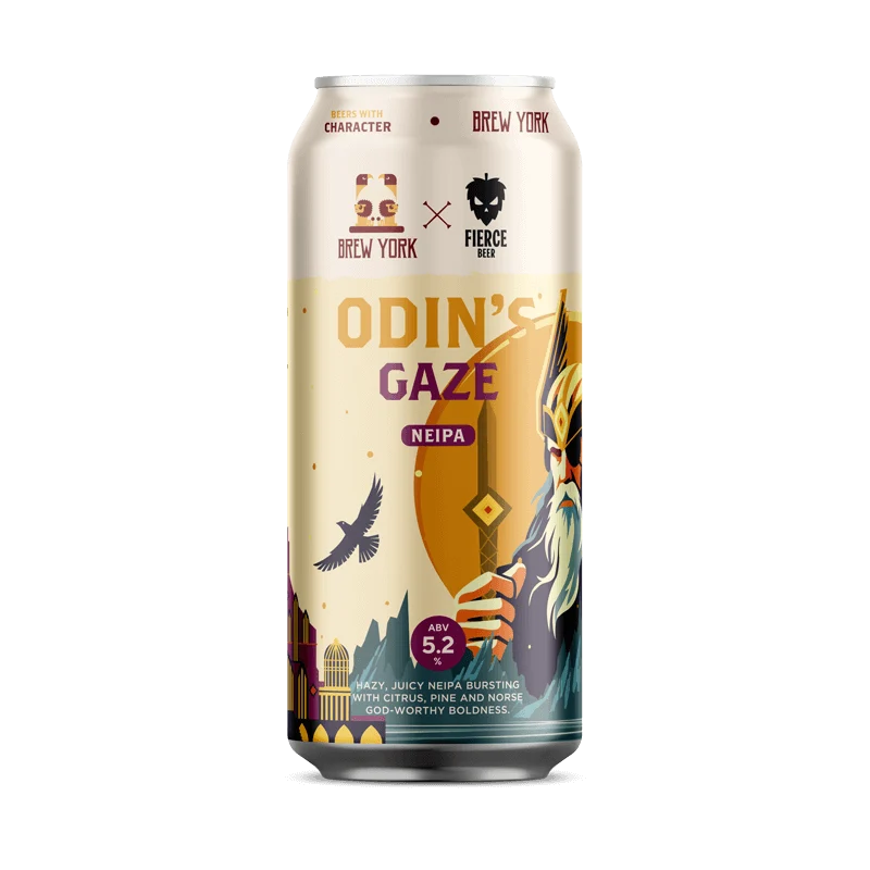 Brew York- Odin's Gaze NEIPA 5.2% ABV 440ml Can