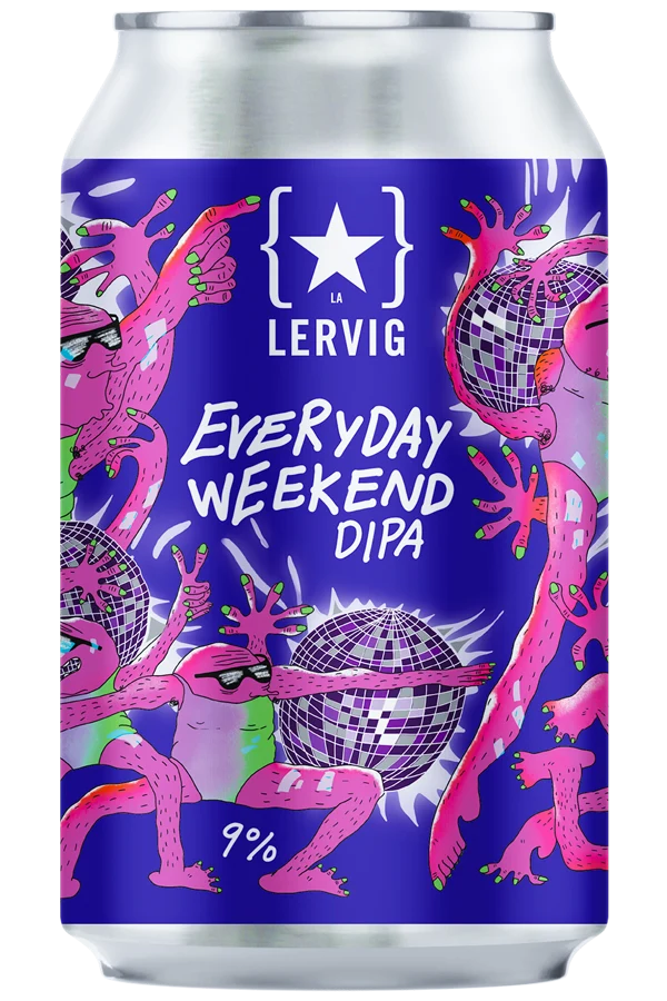 Lervig Everyday Weekend DIPA 9.0 ABV 330ml Can
