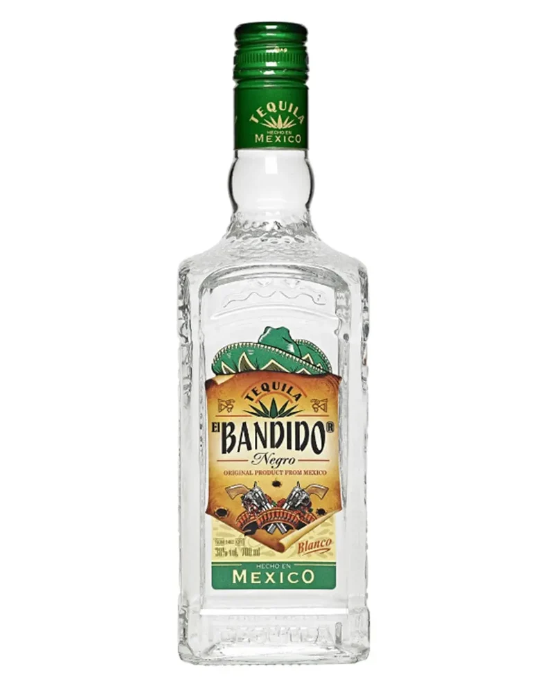 El Bandido Negro Silver Tequila, 70 cl