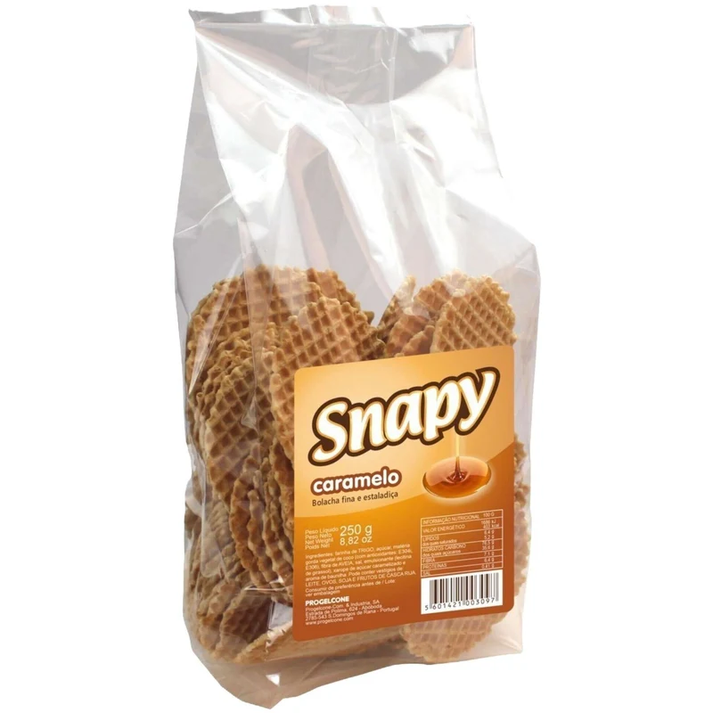 Snapy Caramel Wafers 250g