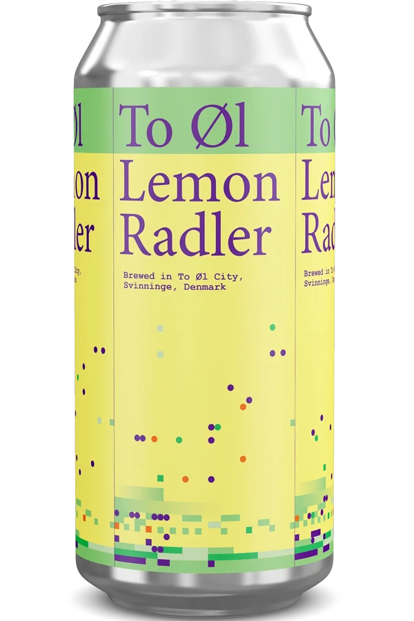 TO ØL Lemon Radler 2.5% ABV 440ml Can