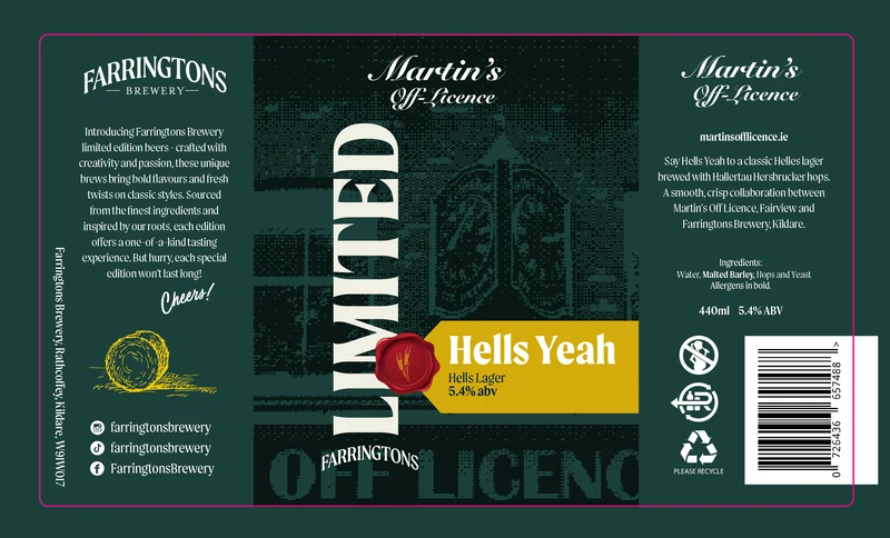 Martins Off-Licence / Farringtons - Hells Yea 5.4% ABV