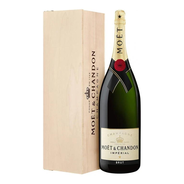 MOËT & CHANDON CHAMPAGNE IMPÉRIAL-12LT BRUT-CASSA LEGNO BALTHAZAR